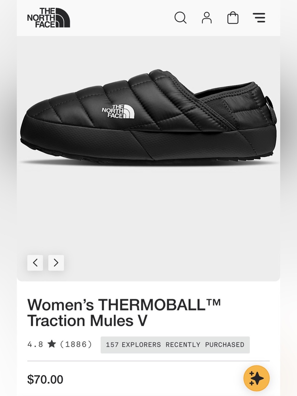 The North Face Women’s ThermoBall Traction Mules V - Black